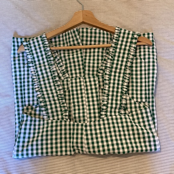 Gingham Mango Romper - Picture 3 of 6